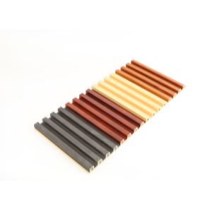 Buy cheap Wood composite interior fluted panels wpc wall panel cladding for indoor decoration from wholesalers