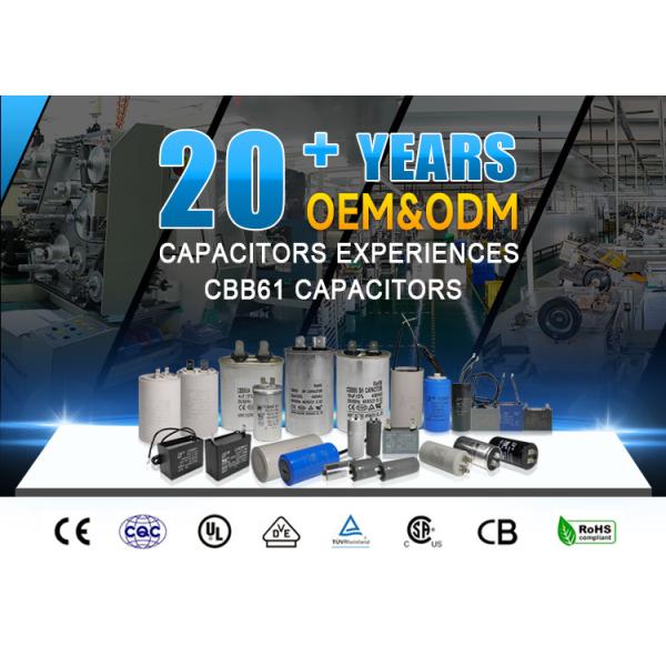 CBB61 450V 1.0UF Film Capacitor Run Capacitor Two Quick Connect Terminal S3
