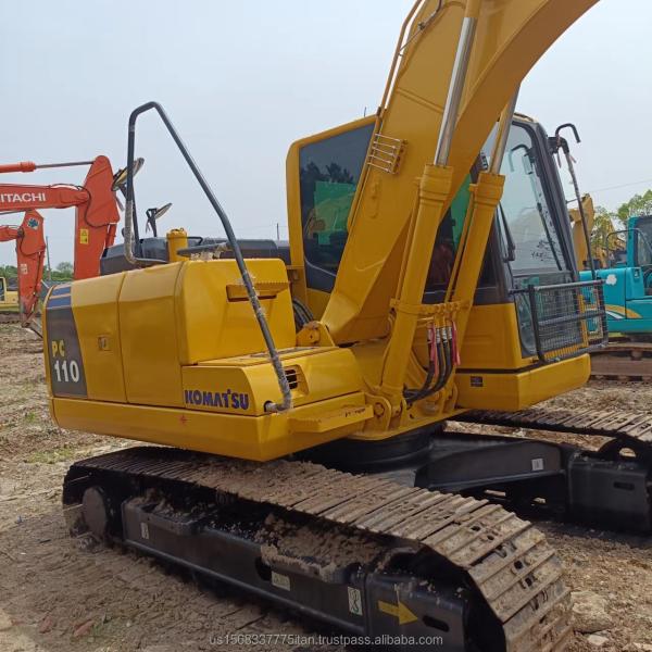 Used Komatsu PC110 Hydraulic Crawler Excavator 11 Ton with and 0.48M³ Bucket Capacity