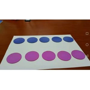 Buy cheap Ti+ Al2O3 Sapphire Wafer , Sapphire Crystal Glass Lens Doped Titanium from wholesalers