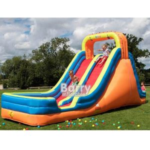 EN14960 Inflatable Water Slides For Kids Backyard Inflatable Water Slide For