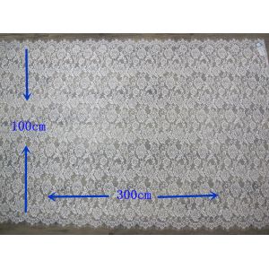 Buy cheap W 100 cm Eyelash Lace Fabric Trim with Nylon Material Custom Made Beaded product