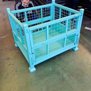 Buy cheap Storage Crates Stackable Pallet Boxes Folding Nestable For Warehouse Organization from wholesalers