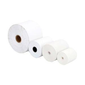 Buy cheap Black Thermal Label Paper Roll Glossy Finish Image Black Core 3inch from wholesalers