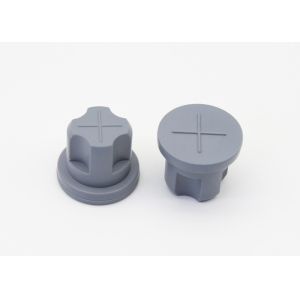 Buy cheap Grey 15-D4 Pharmaceutical Rubber Stoppers With Perfect Air Tightness from wholesalers