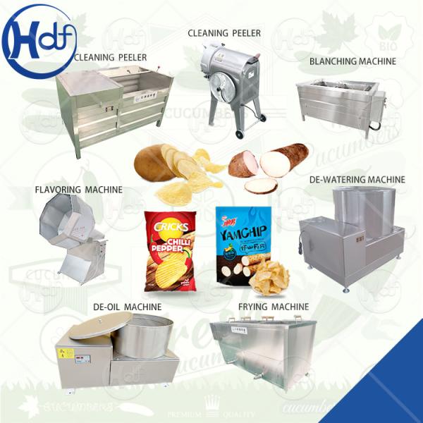 Quality industrial Potato chips machine Fresh French Fries production Line Potato Chips Stick Processing Line for sale