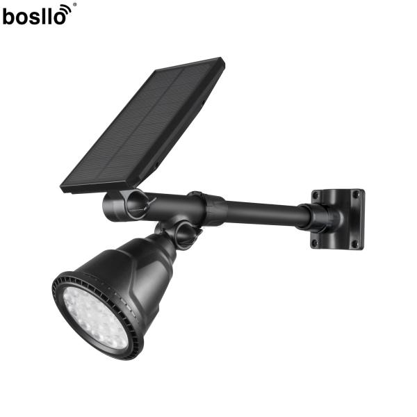 Quality 3.7V 2200MAH Solar Induction Street Lamp Black IP65 Waterproof for sale
