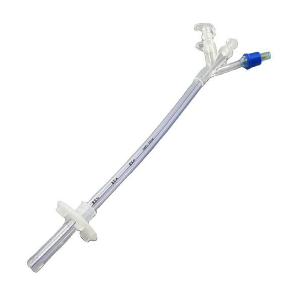 Silicone Gastrostomy Feeding Tube 16Fr PEG Tube 3 Way For Long Time Enteral
