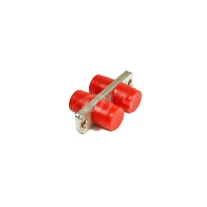 Single Mode / Multimode Fiber Optic Adapter FC Red With Plastic & Metal