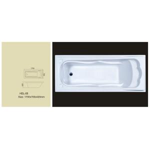 Buy cheap Acrylic bathtub, simple bathtub, common bathtub,sanitary ware, bathroom bath tub HDL-05 from wholesalers