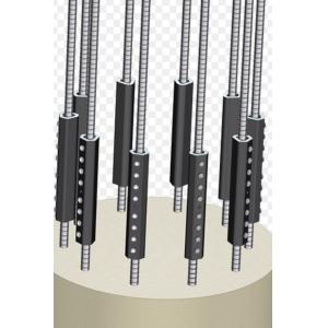 #45 Carbon Steel Bolt Bar Lock Couplers Joint High Precision Small Size