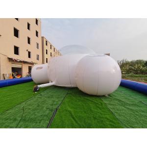 Buy cheap Semi Transparent 6m Inflatable Bubble Tent With Tunnel Bathroom from wholesalers