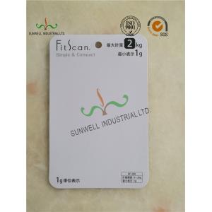 China Electronic Scale Booklet 400GSM Thick Cardboard With Wearproof - UV Coating Finishing on sale