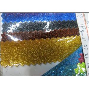 Buy cheap 54" Width High Sparkle Glitter Pvc Fabric 0.17mm For Bags And Furniture from wholesalers