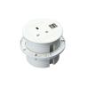 ABS Material Conference Table Desktop Electrical Power Socket / Round Power Outlet for sale