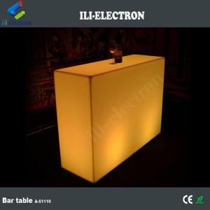 Buy cheap Commercial Luminous LED Bar Counter , Rectangle LED Glow Table Waterproof from wholesalers