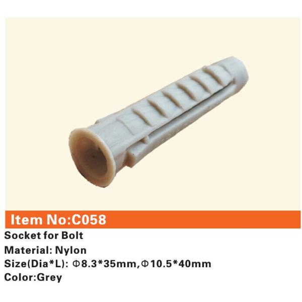 Buy cheap C058 Furniture connecting fittings:socket for bolt from wholesalers