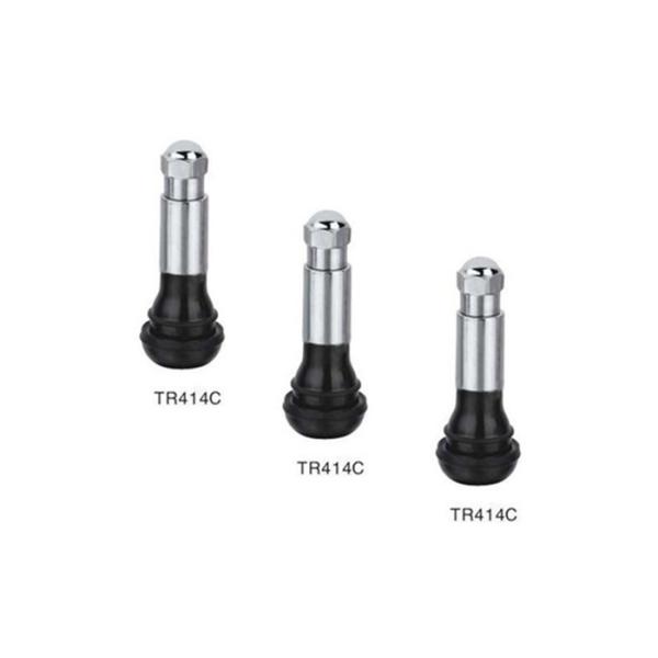 Buy cheap Car EPDM And Brass Valve Stem With Chrome Sleeve TR414C TR414AC 1.5'' Size from wholesalers