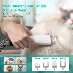 Buy cheap Pet Hair Vacuum Cleaner Newest Grooming Kit with Low Noise and Powerful Electric Motor from wholesalers