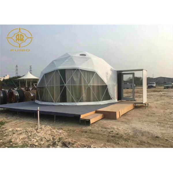 Buy cheap Clear Span Lightweight Geodesic Tent Fire Retardant Commercial Dome Tents from wholesalers