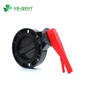 Customization Industrial Valve Plastic UPVC Butterfly Valve with Fluorinated
