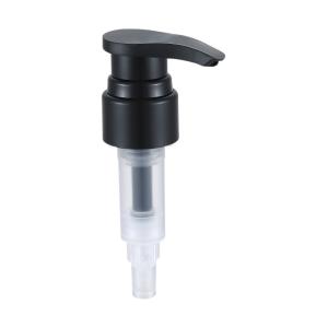 Buy cheap 20/410 Liquid Dispenser Pump Foaming Hand Sanitizer Pump Ribbed Closure Black Color With Clip Lock from wholesalers