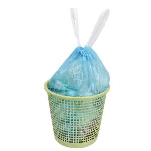 Household Portable Drawstring Garbage Bag with Thick Rope and Disposable
