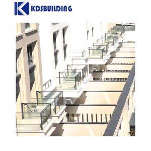 Buy cheap Metal Building Balcony Railing Tempered Double Glazed Aluminium Iron Baluster from wholesalers