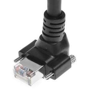 Alvin's Vertical Screw-Lock CAT6a GigE Cable for Industrial Cameras
