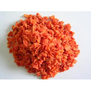 HACCP FDA Orange Colour Dehydrated Carrot Chips Max 7% Moisture