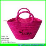 Buy cheap LUDA designer wheat straw beach bag sequins lady straw beach bags from wholesalers