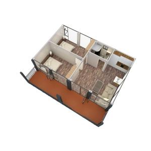 Buy cheap Indonesia Style Quickly Assemble And Removable Prefabricated House For Dormitory Using from wholesalers