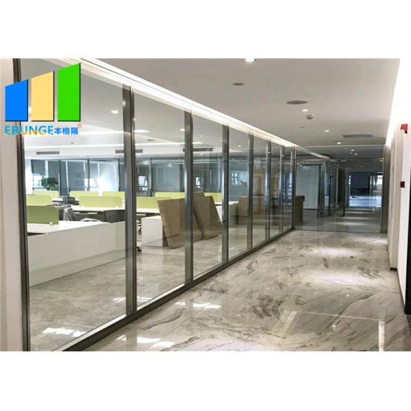 Buy cheap Customized Internal Office Demountable Temporary Glass Partition With Aluminium Frame from wholesalers