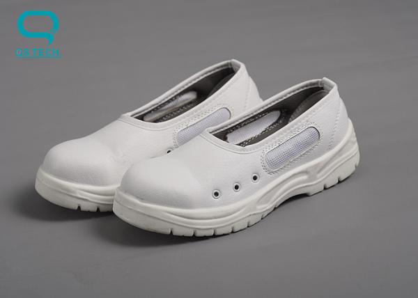 Quality Leathering ESD Cleanroom Shoes With Effectively Leak Static Electricity Performance for sale
