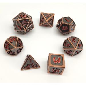 Buy cheap Practical Plating Sharp Edge Dice Set , Multipurpose Custom Dice Sets from wholesalers