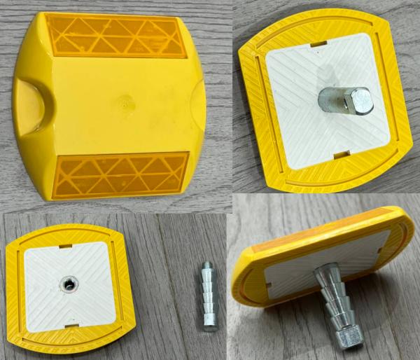 Buy cheap Blinking Solar Road Stud with Reflective Plastic for Enhanced Road Safety and Waterproof Design from wholesalers