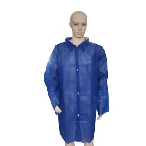 Buy cheap Medical Soft Disposable Lab Jackets Waterproof With Long Sleeves from wholesalers