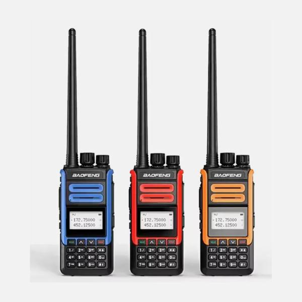 Buy cheap BF-H7 Dual Band Portable Walkie Talkie VHF UHF 136-174MHZ 400-520MHZ IPX4 Waterproof with 1000-1500mAh Battery from wholesalers