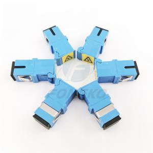 Buy cheap 100% New SC/UPC Simplex Optical Adapter With Auto Shutter SM SC Fiber Optic Adapter from wholesalers