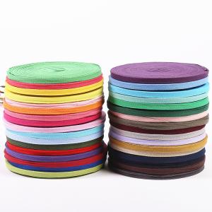 Factory Wholesale 1CM-5CM Herringbone Bias Cotton ribbon For Garment