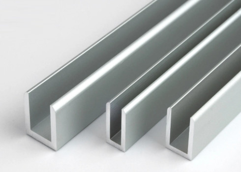 Quality U Shape Aluminum Extrusion Profile Powder Painted Industrial Construction for sale