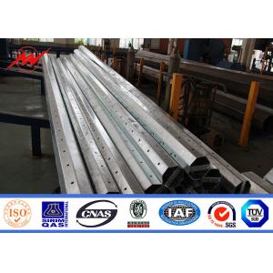 Buy cheap 11m Galvanized Light Pole Electric Telescoping Pole Columniform from wholesalers