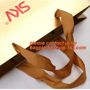 China New fancy custome logo printed shopping bag ,gift bag,paper bag with handle, recycled shopping paper bags,brown paper ba on sale