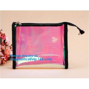 Travel Transparent Exquisite Zippered Handbag PVC Waterproof Toiletry Case Clear