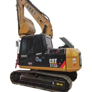 Buy cheap 313D Used CAT Excavators Backhoe Crawler 12.4rpm from wholesalers