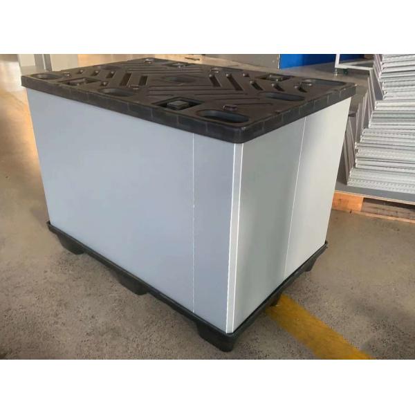 Buy cheap Foldable Plastic Turnover Box Stackable Pallet Sleeve Box Rectangular from wholesalers