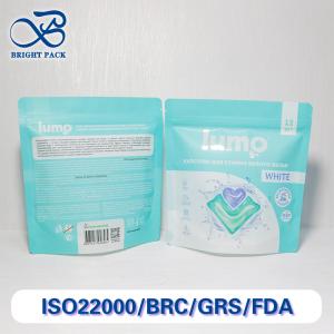 Buy cheap Custom Printed Stand Up Pouches With Resealable Zipper And Moisture Barrier Protection For Laundry Pods Packaging. from wholesalers
