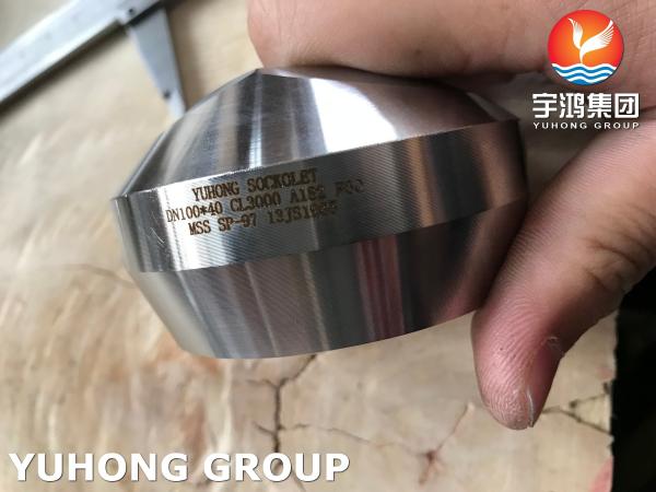 Buy cheap ASTM A182 F60, UNS S32205 Duplex Stainless Steel Sockolets Weldolets Class3000 MSS SP-97 from wholesalers