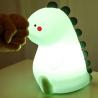 Buy cheap 16 Color Changing Silicone Dinosaur Night Light Animal Silicone Night Lamp USB Rechargeable Touch Control Besides Lamp from wholesalers
