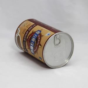 Buy cheap Cylinder Brown Paper Can Packaging for Instant Coffee / Milk Powder / Nuts OEM from wholesalers